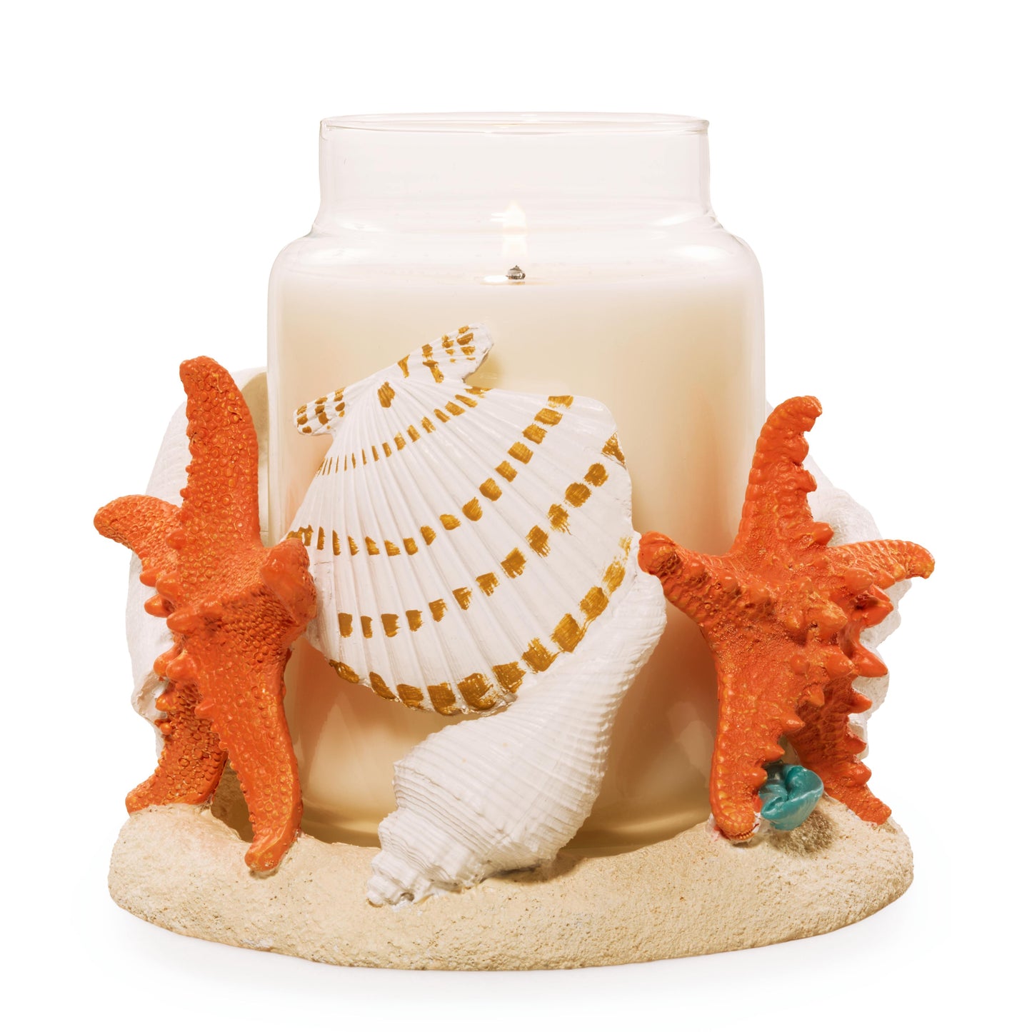 Seashell Jar Candle Holder - FH6D