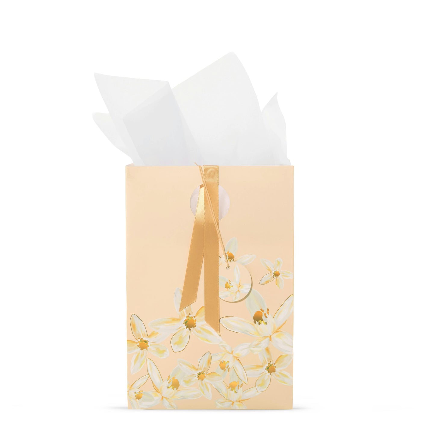 Peach Jasmine Floral Gift Bag - 725A