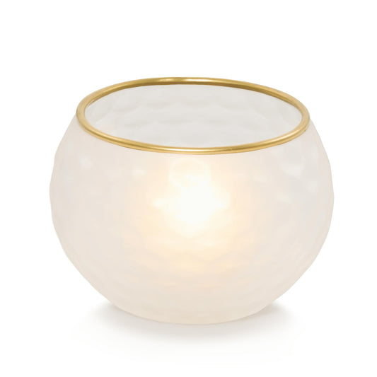 Frosted Honeycomb Tea Light Candle Holder - KIQY